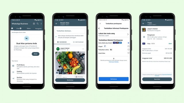 Hadirkan Fitur Baru, Kini Whatsapp Bisa Tampilkan Iklan Facebook dan Instagram