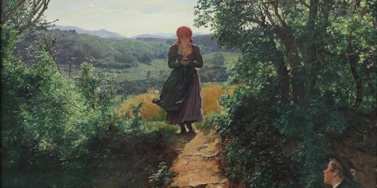  Heboh! Lukisan Tahun 1860 Gambarkan Seorang Perempuan Memegang Handphone 