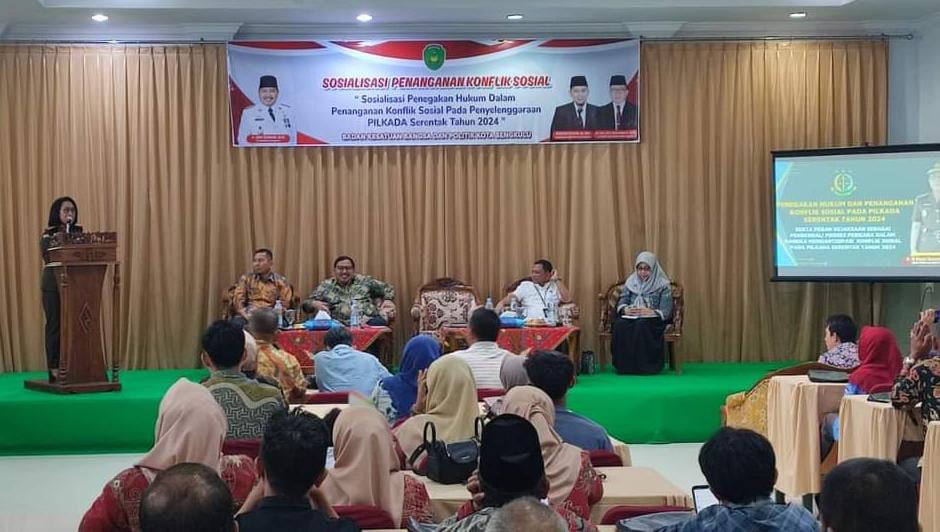  Pemkot Bengkulu Fokus Mitigasi Konflik Sosial Jelang Pilkada 2024