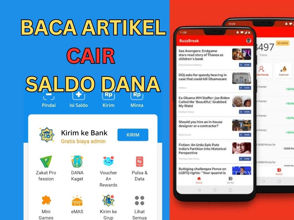 Link Dana Tanpa Deposit, Cuma Baca Artikel Dapat Saldo Dana Gratis Rp80.000 