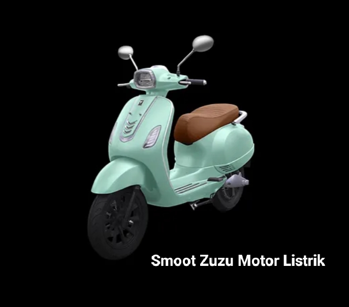 Smoot Zuzu, Motor Listrik Tanpa Charge Pertama Asli Produk Lokal Karya Anak Bangsa  