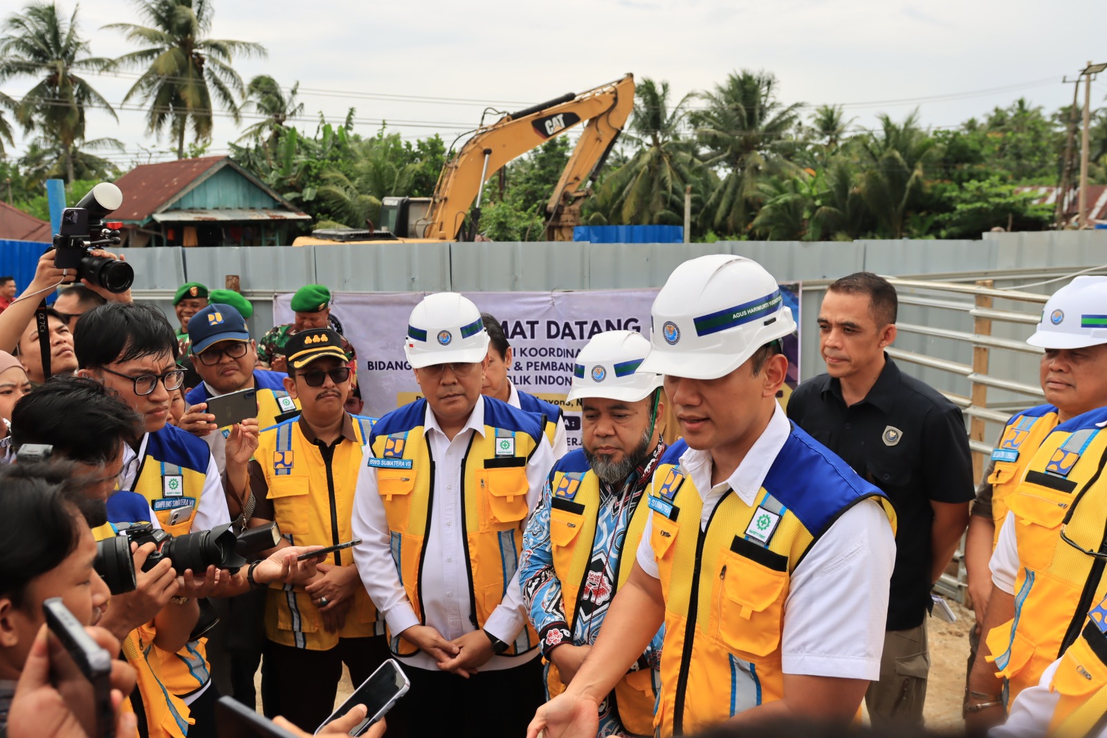 AHY Tinjau Proyek Kolam Retensi Rp75 Miliar di Bengkulu untuk Atasi Banjir