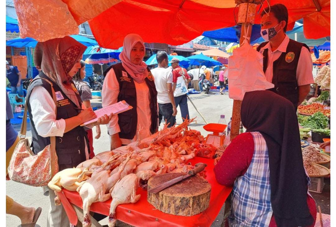 Pemkot Bengkulu Rutin Pantau Sembako di Pasar, Cegah Permainan Spekulan