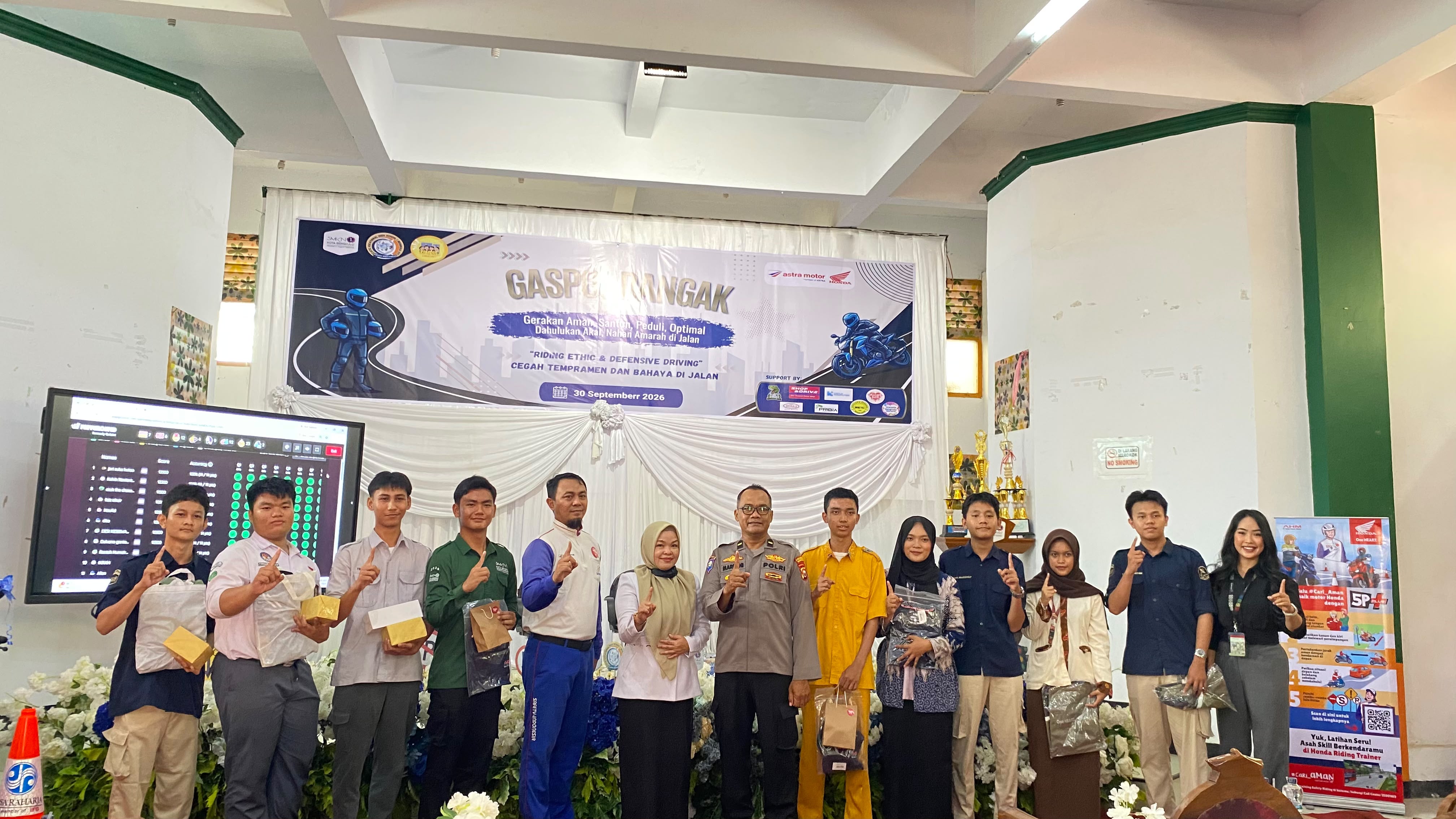 Gaspol Dangak Astra Motor Bengkulu Hadir di SMKN 1 Kota Bengkulu 