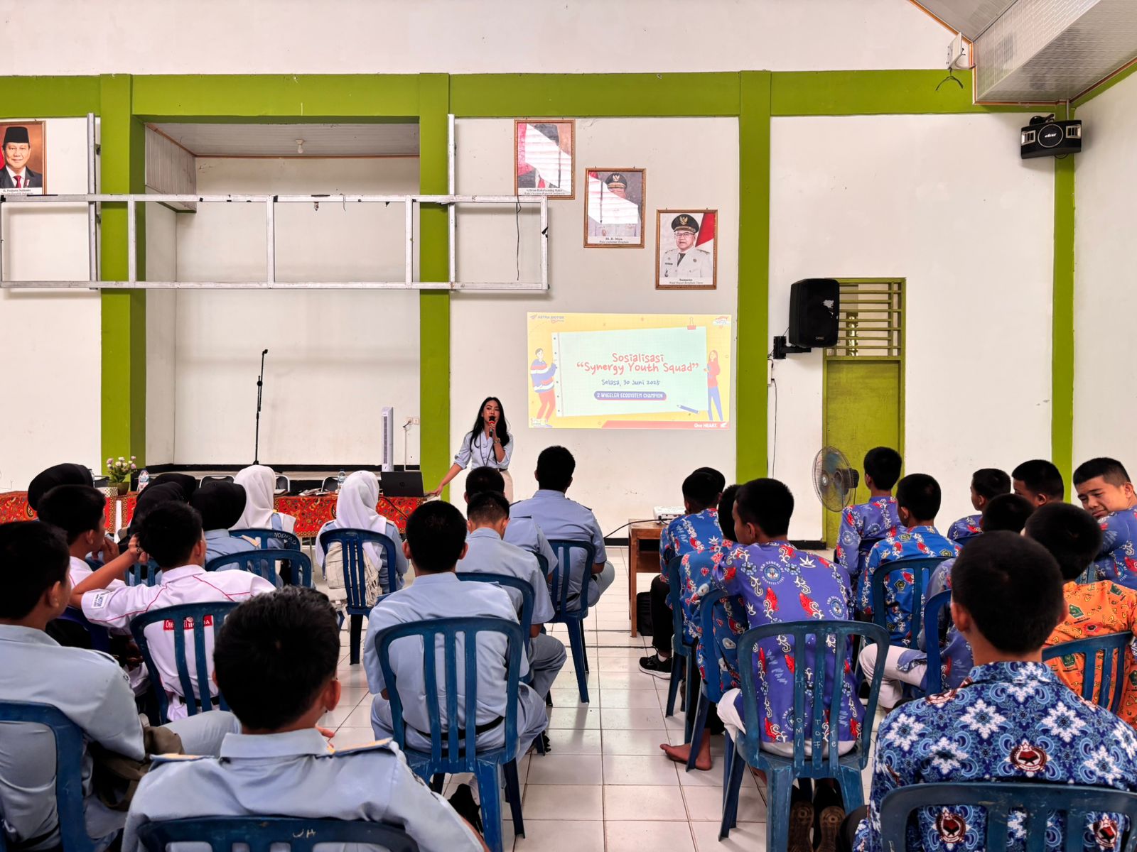 Sosialisasi Synergy Youth Squad di SMKN 2 Argamakmur, Astra Motor Cetak Generasi Kreatif
