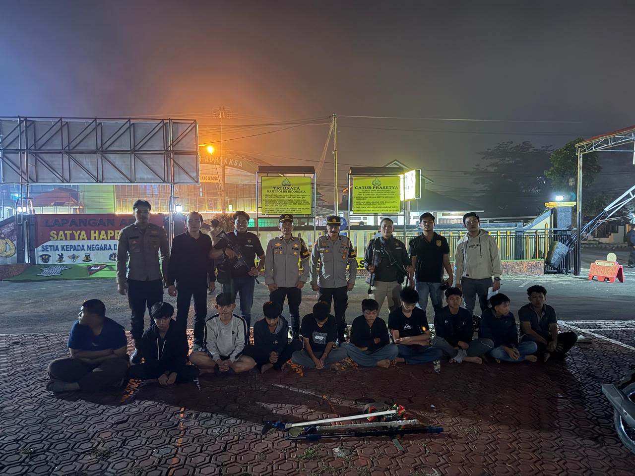 Diduga Terlibat Gengster, 10 Pelajar Diamankan Polisi di Curup