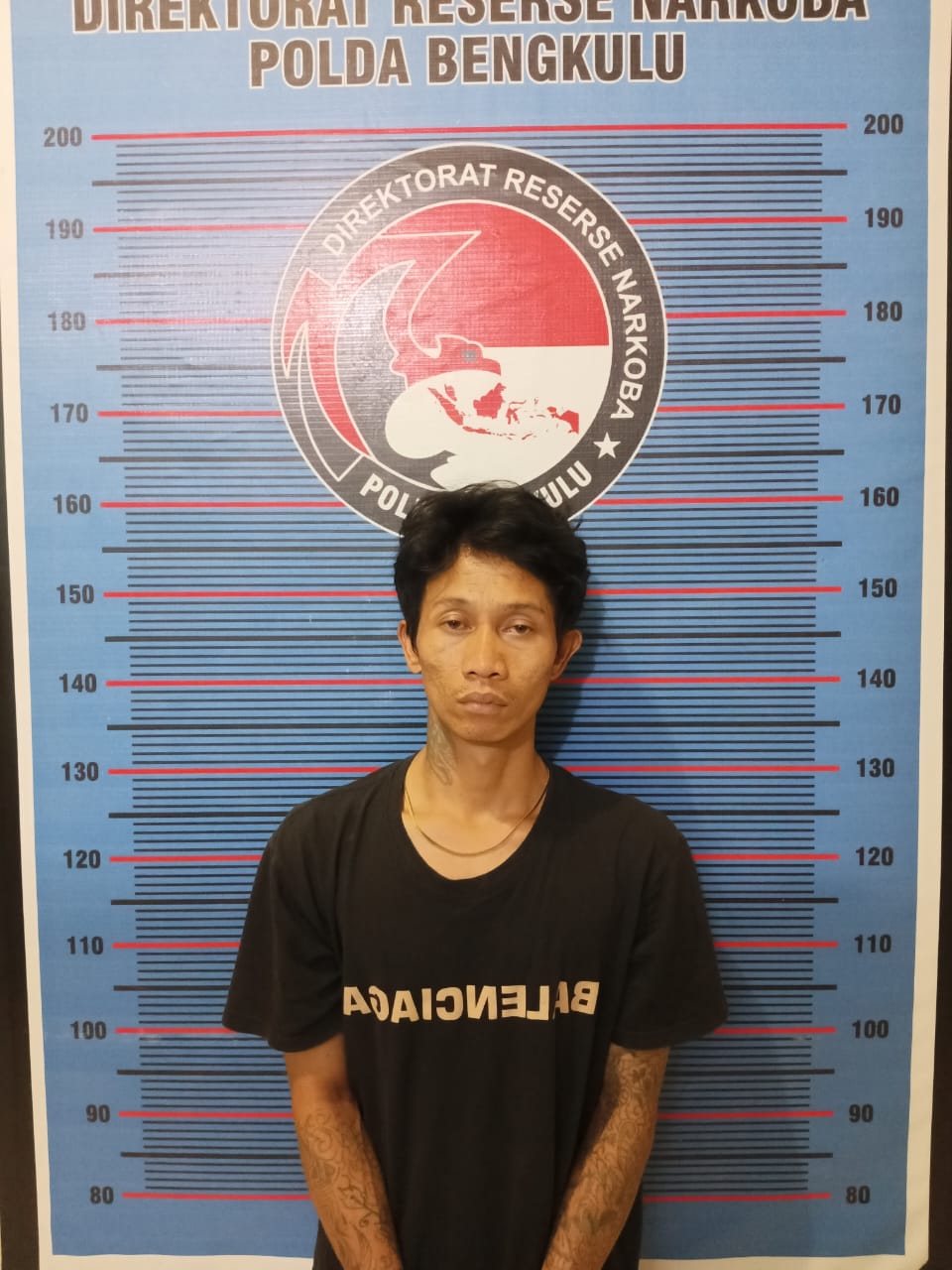 Polda Bengkulu Tangkap Pengedar Sabu di Kampung Melayu, 12 Paket Barang Bukti Disita