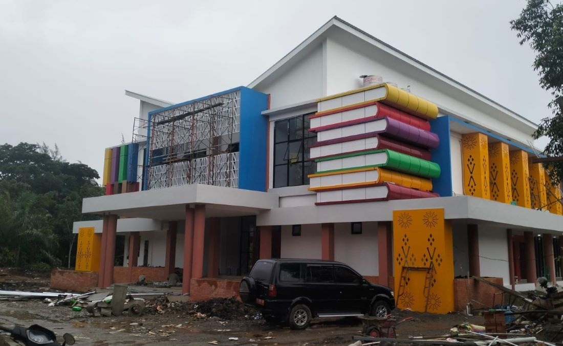 Gedung Baru Perpustakaan Mukomuko Hampir Rampung, Fasilitas Canggih Segera Tersedia