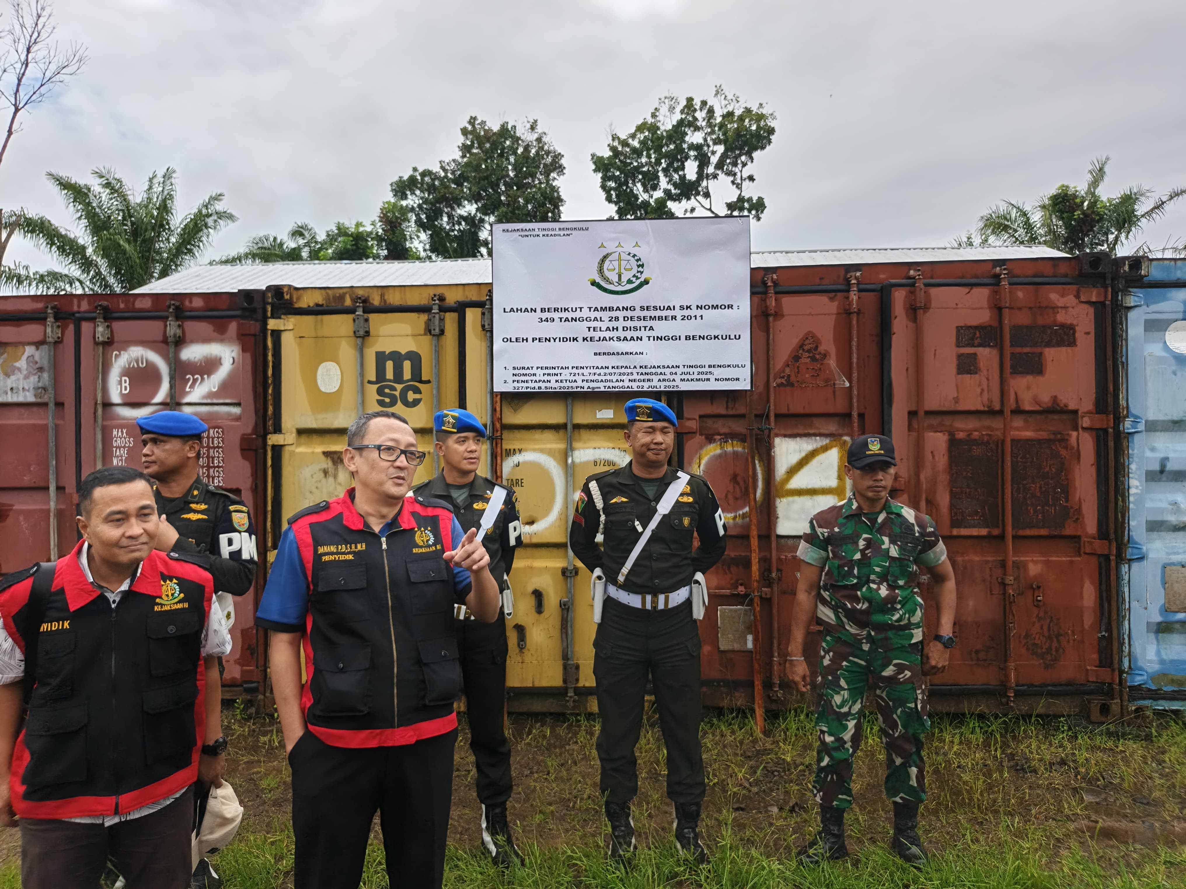 Kejati Bengkulu Sita Lahan Bekas Tambang PT Ratu Samban Mining, Negara Diduga Rugi Ratusan Miliar Rupiah