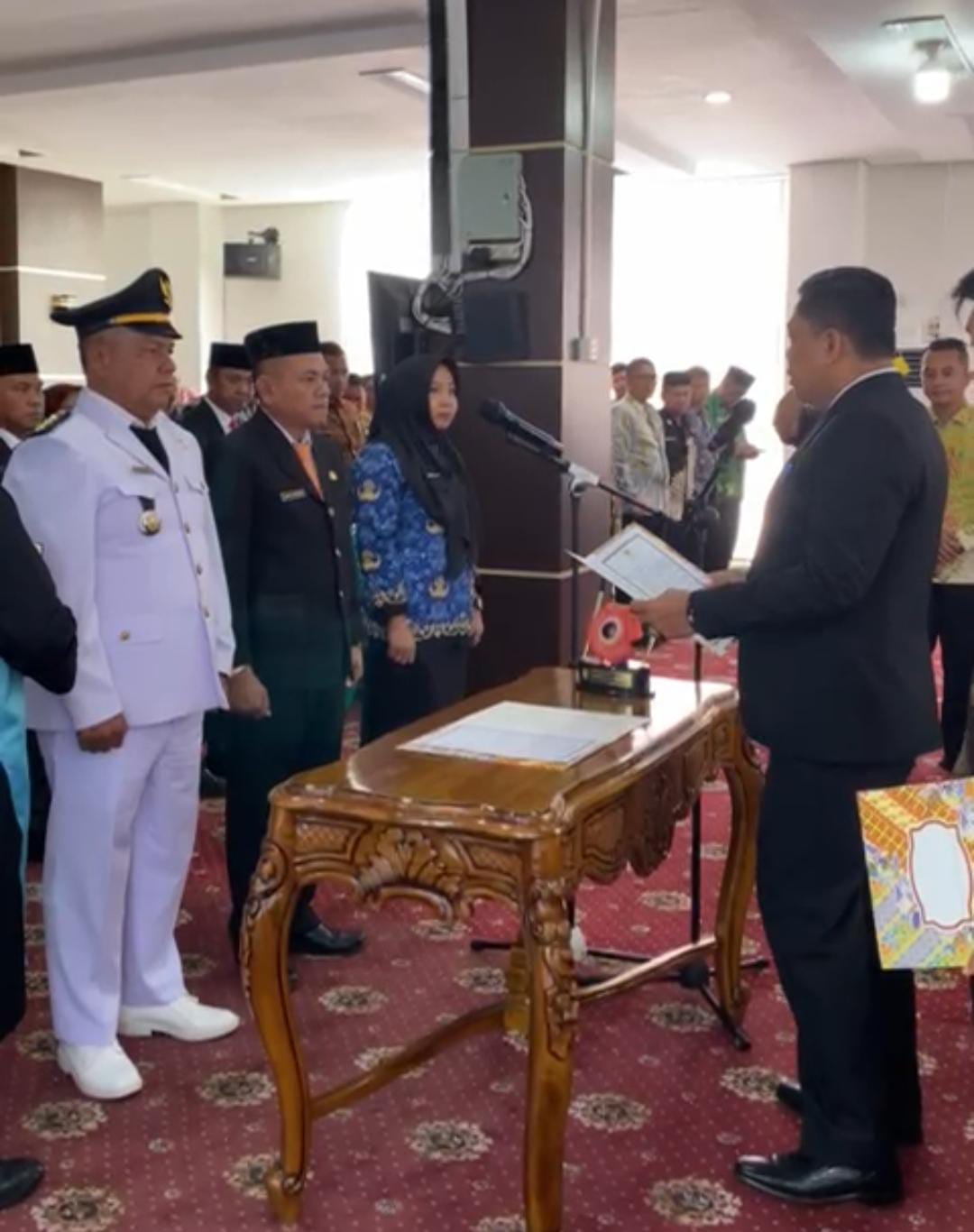 Isi Posisi Kosong, Sekda Kaur Lantik 33 Pejabat Eselon III dan IV