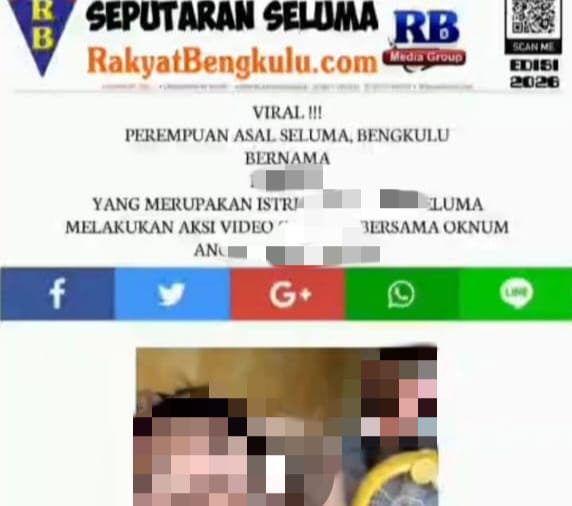 Hoaks! Berita Catut Nama Rakyat Bengkulu, Sebarkan Screenshot Wanita Video Call