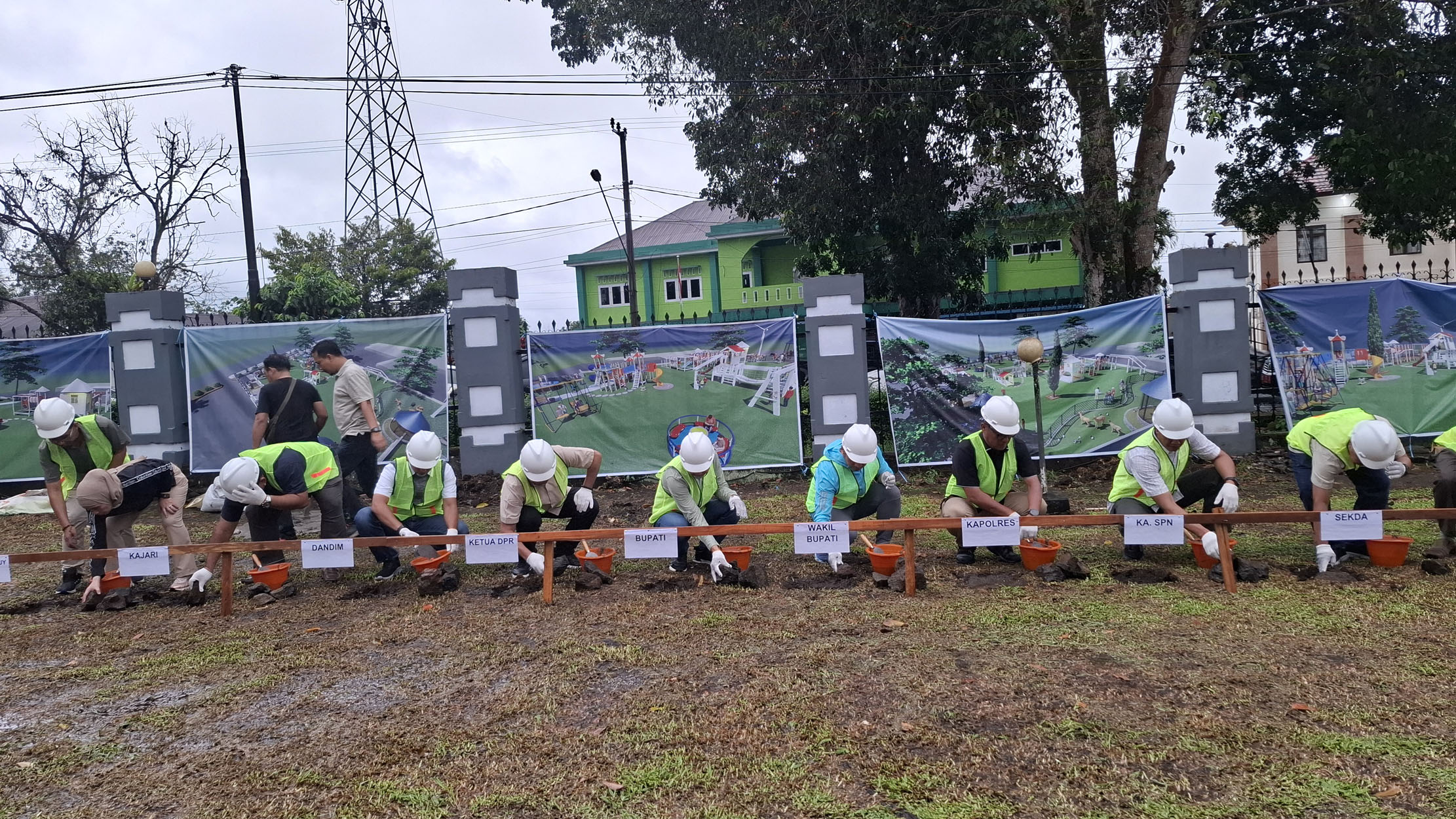 Realisasikan Prgram 100 Hari Kerja Bupati dan Wakil Bupati, Pemkab Rejang Lebong Bangun Playground