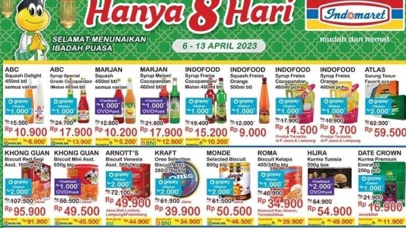 Katalog Promo Indomaret Kamis 13 April 2023, Ada Diskon Sirup hingga Kue Kering