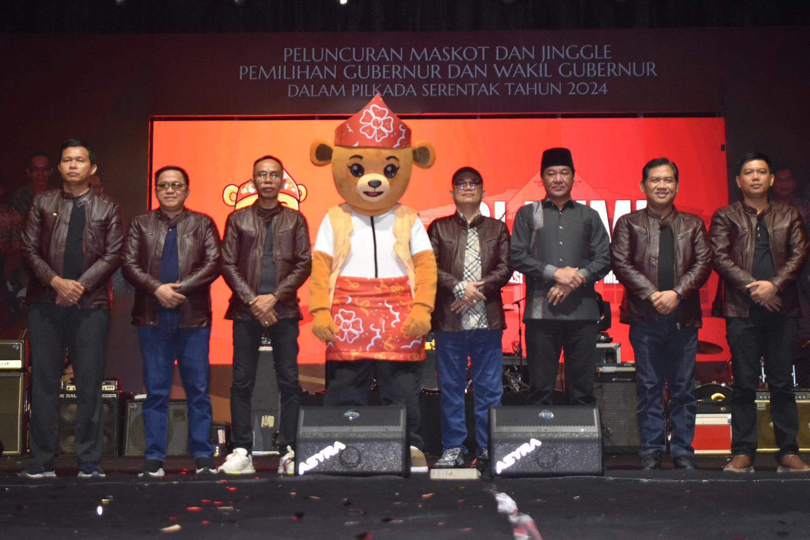 Konser Jamrud Spektakuler dan Launching Maskot dan Jinggle Pilgub Bengkulu 2024 Meriah