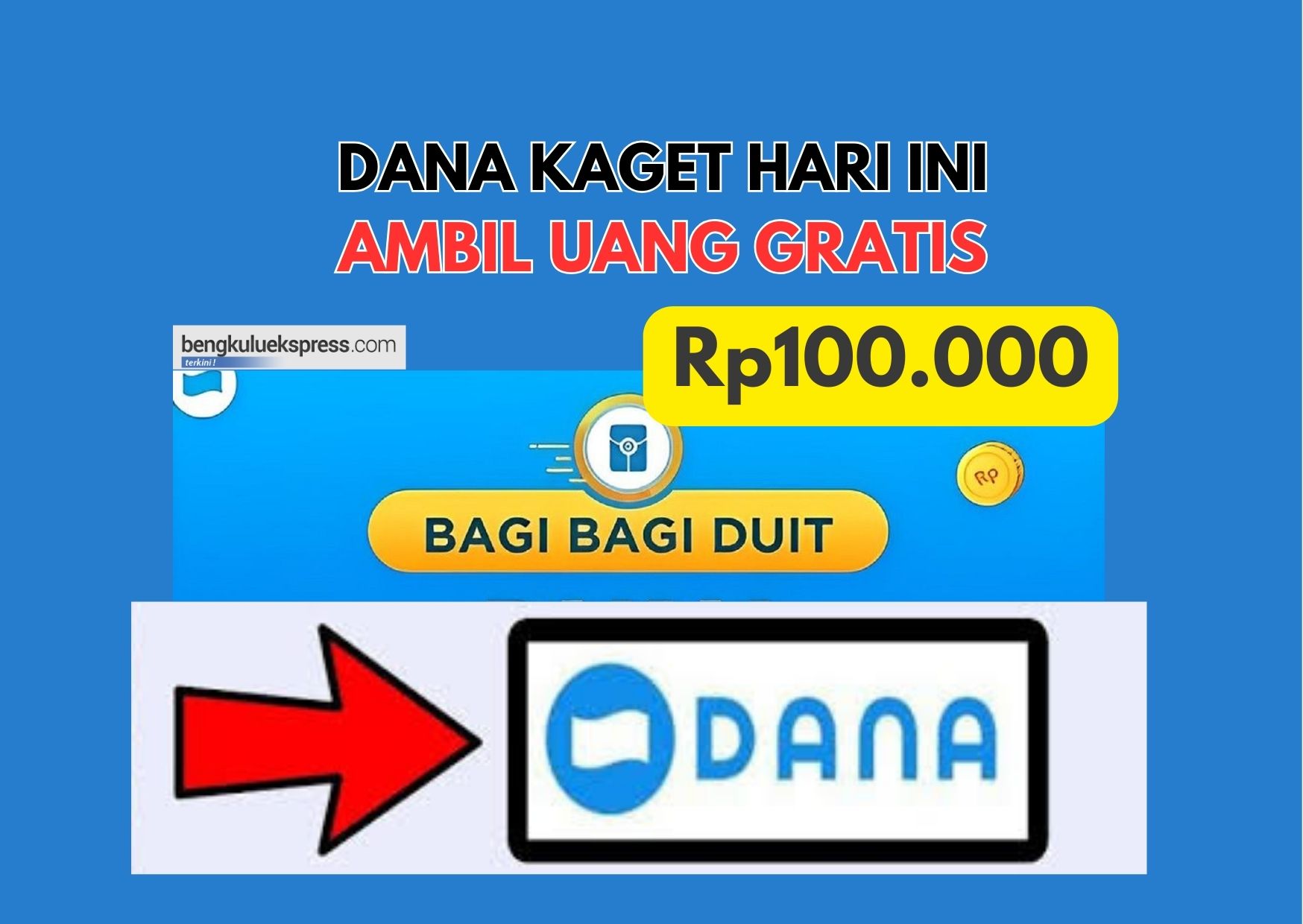 Klaim Dana Kaget Hari Ini 8 Oktober 2023: Saldo DANA Rp100.000 Masuk Dompet Digital