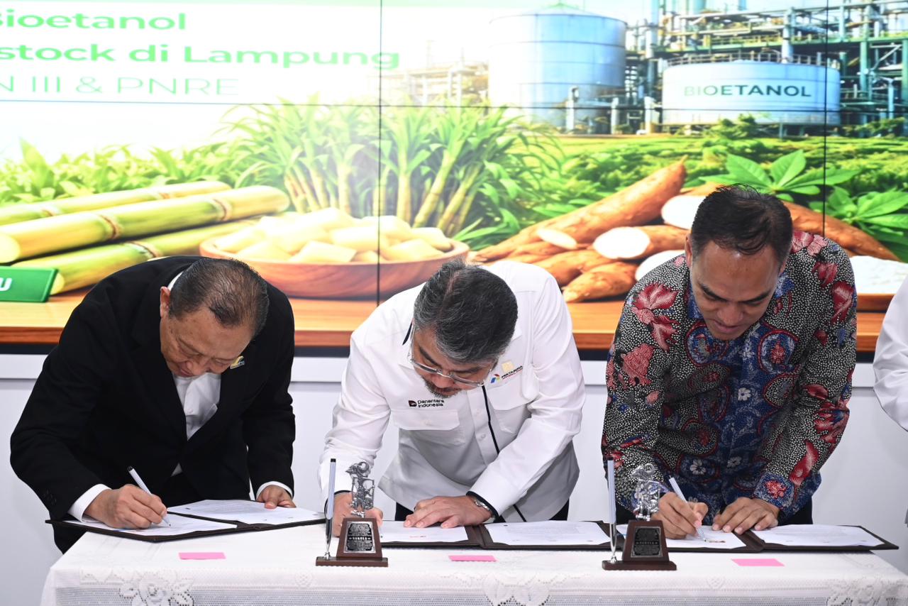 Genjot Target E20, Pertamina Perkuat Kolaborasi Pengembangan Bioetanol Domestik