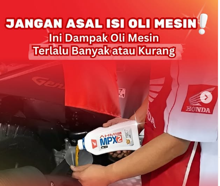 Astra Motor Bengkulu Edukasi Pentingnya Takaran Oli Mesin yang Tepat untuk Sepeda Motor