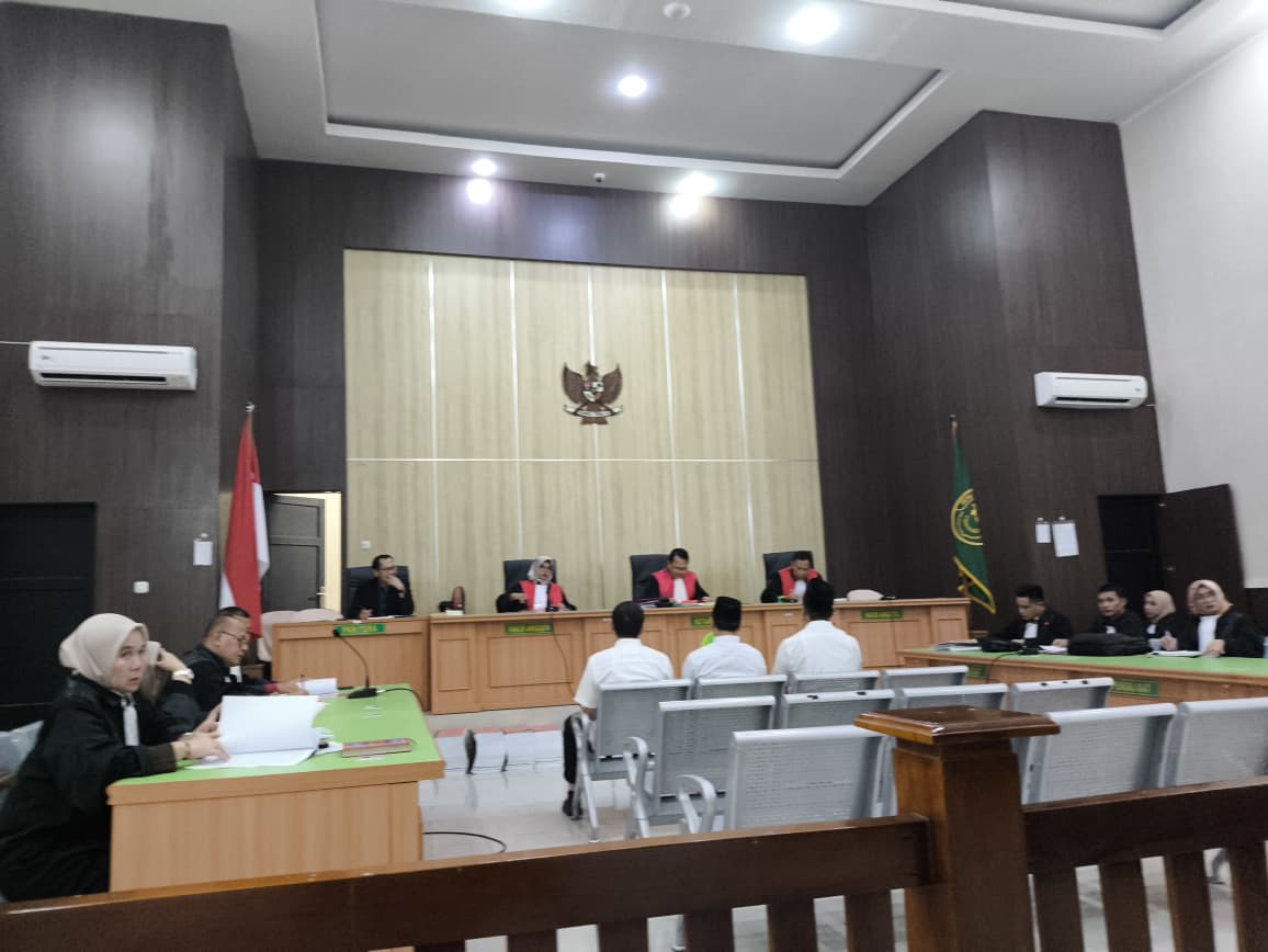 Terlibat Kredit Fiktif Rp3,5 Miliar, Mantan Kacab Bank Bengkulu dan Dua Staf Jalani Sidang Perdana