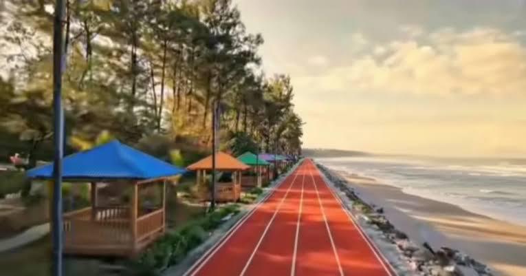 Pantai Panjang Bengkulu Bersolek, Jogging Track dan Kawasan Wisata Ditata Lebih Modern