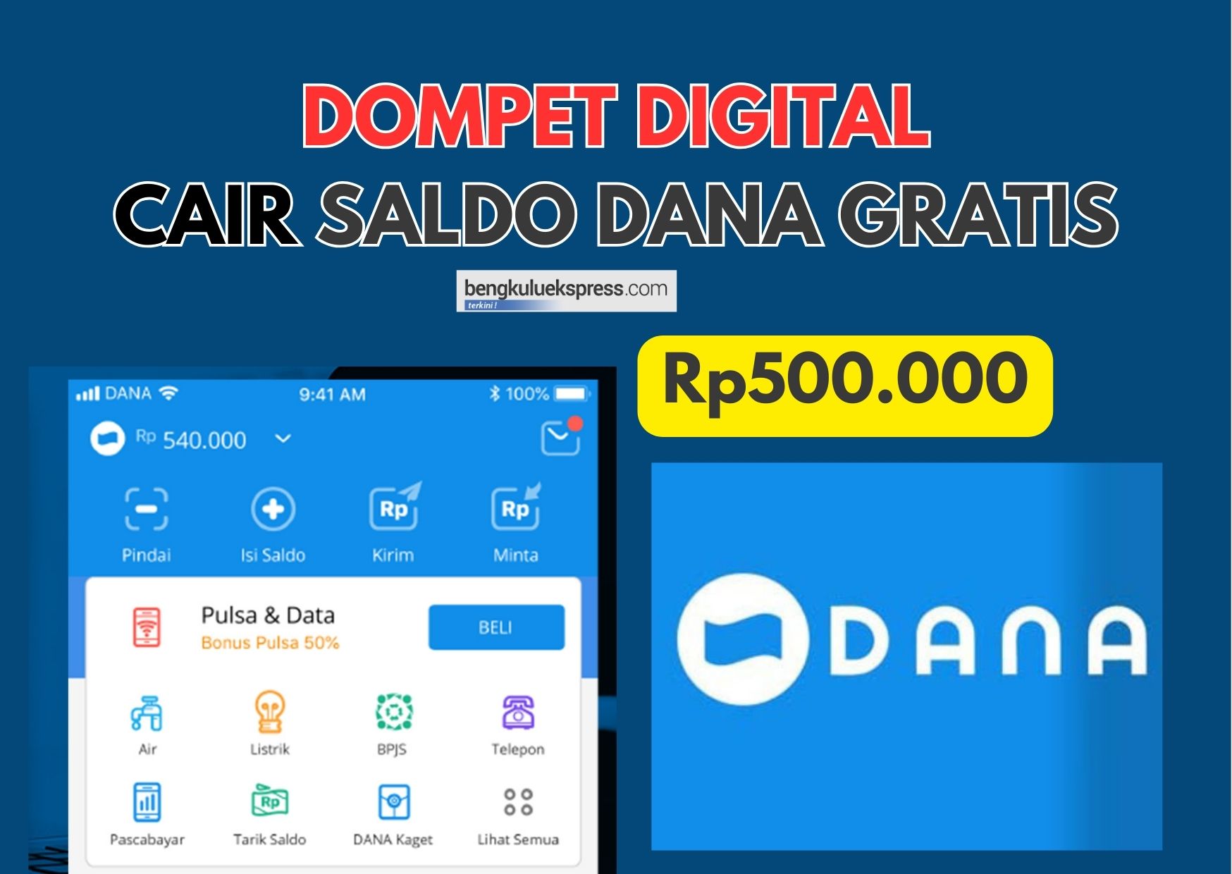 Langsung Cair ke Dompet Digital, Rezeki Saldo DANA Gratis Rp500.000, Coba Game ini