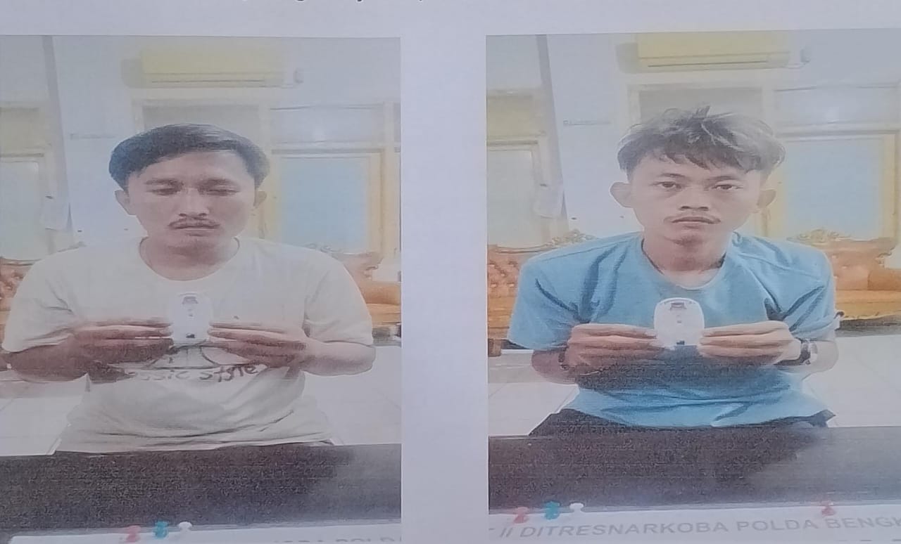 Transaksi Narkoba di Pagar Dewa, Sopir dan Buruh Harian Ditangkap Polda Bengkulu 