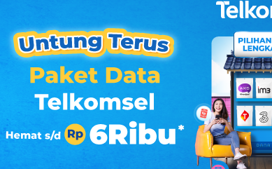 Pesta Paket Data Telkomsel Hanya di DANA Hemat s/d Rp 6 Ribu, Cek Syarat dan Ketentuannya di Sini! 