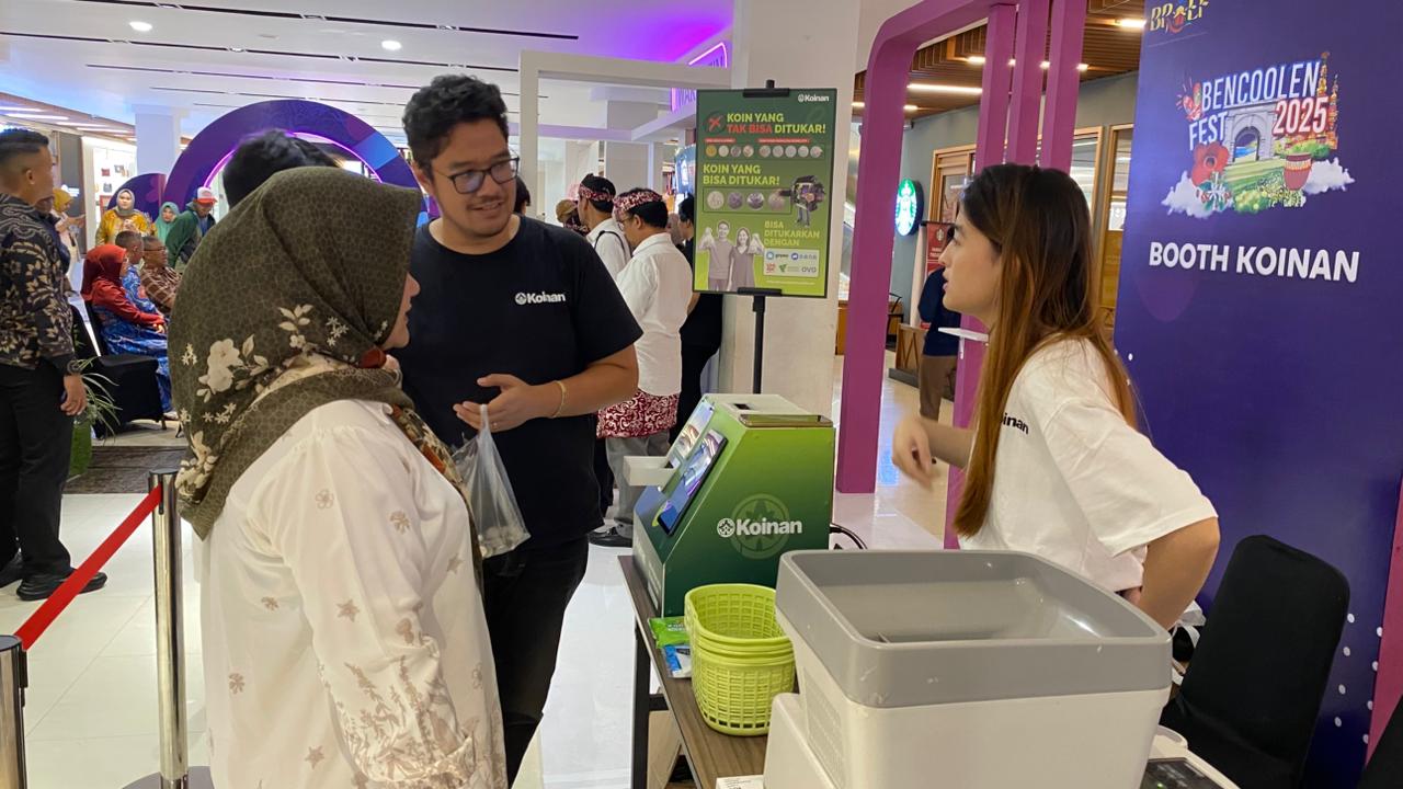 Jasa Penukaran Koin ke Saldo Digital di Bencoolen Fest Diserbu Masyarakat Bengkulu