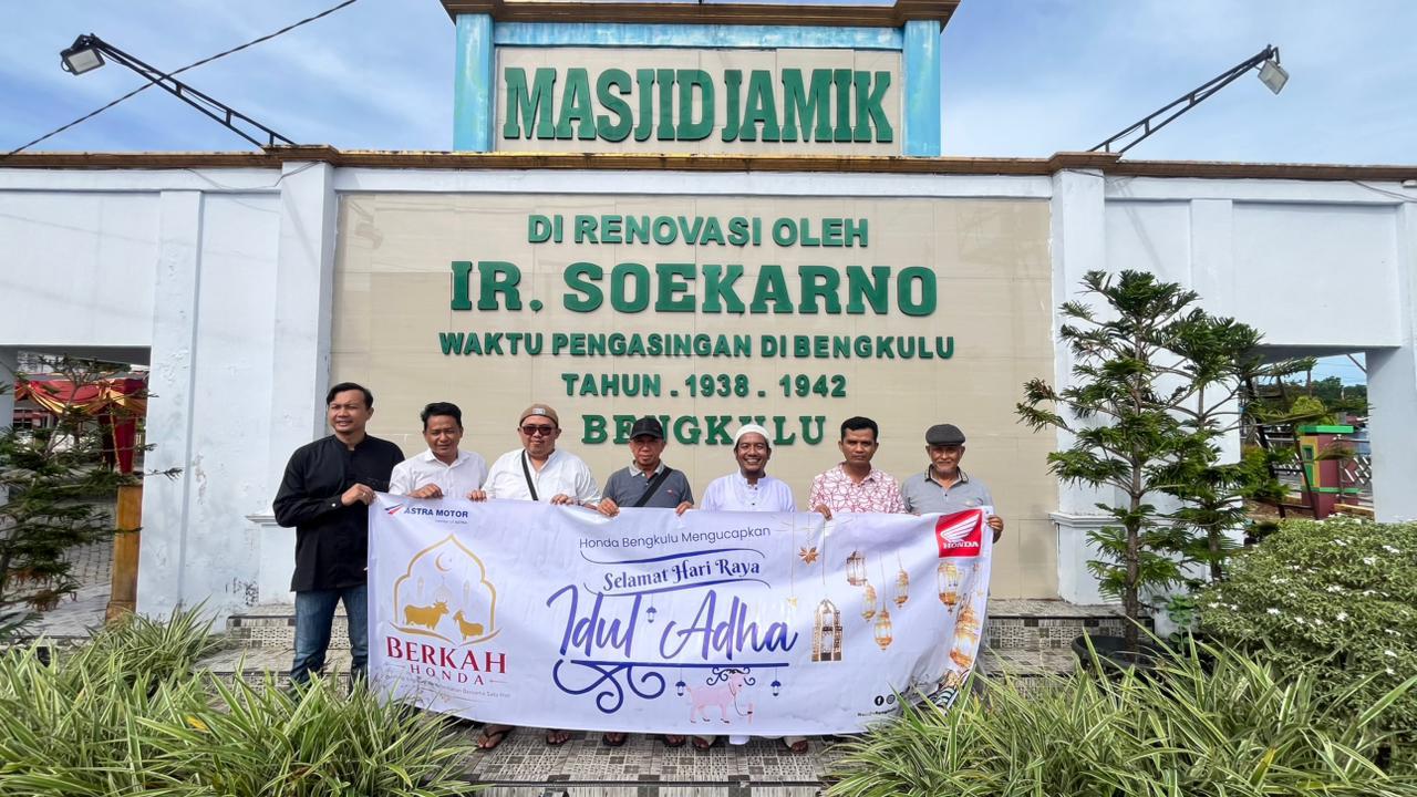 Peta Penyaluran Kurban Astra Motor Bengkulu, Fokus ke Empat Masjid Agung di Provinsi Bengkulu