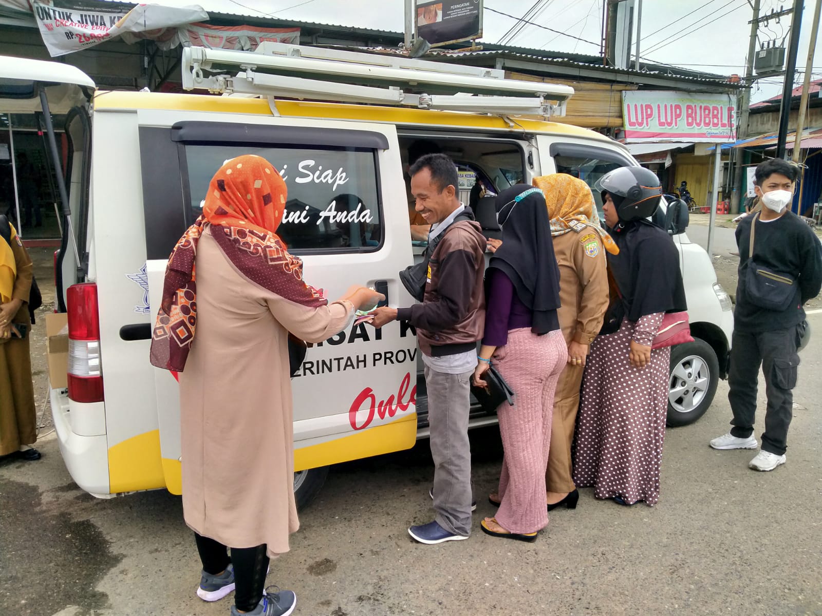 Samsat Kabupaten Mukomuko Melakukan Kegiatan Penertiban Kepatuhan Pembayaran Pajak Kendaraan  Bermotor