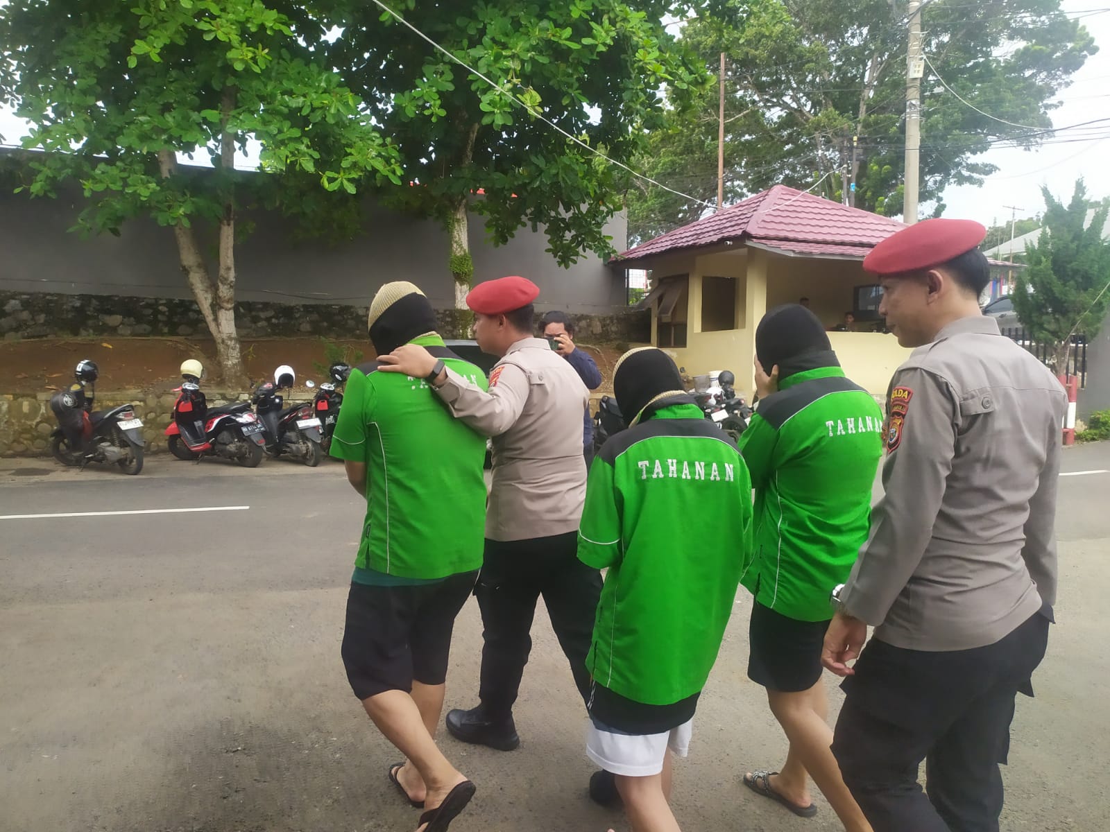 Jajakan Korban Melalui Aplikasi Hijau, 4 Mucikari di Bengkulu Ditangkap Polisi