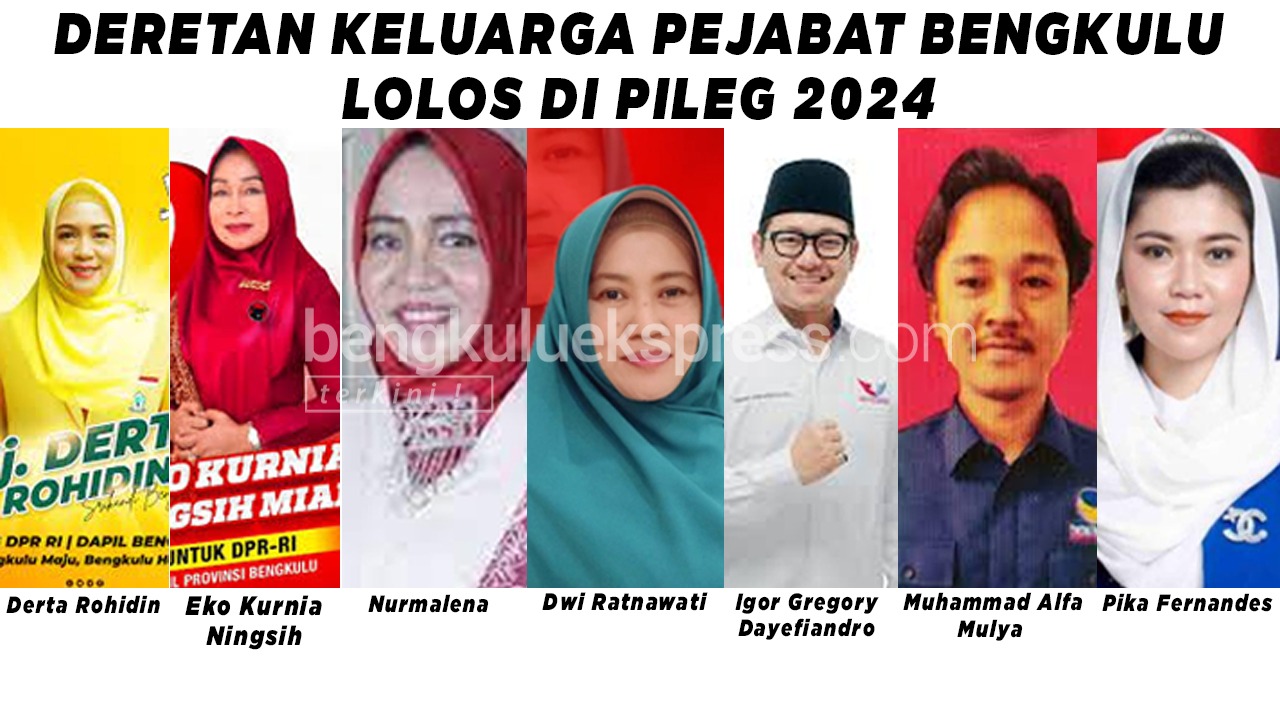 Daftar Istri dan Anak Pejabat di Bengkulu Sukses Raih Kursi Legislatif, Libas Suara Ketua Partai dan Incumbent