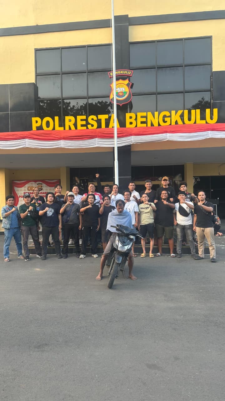 Buron 8 Bulan di Sumbar, Pelaku Curanmor Ditangkap di Kota Bengkulu