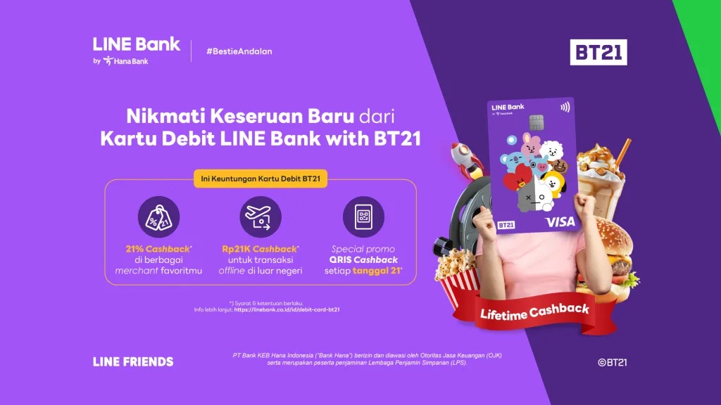 Miliki Kartu Debit BT21 Menggemaskan di LINE Bank! Cek Syarat dan Cara Mengajukannya