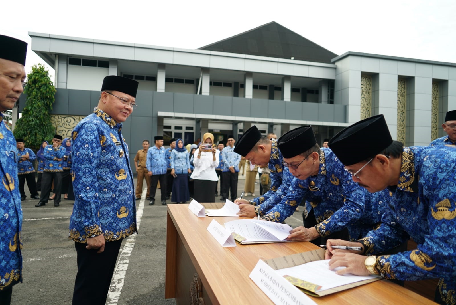 Pejabat Pemprov Bengkulu Teken Kontrak Kerja, Serapan Anggaran Jadi Penilaian Khusus