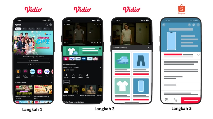 Vidio Shopping: Kolaborasi Inovatif Shopee dan Vidio Hadirkan Cara Baru Menonton Sambil Belanja