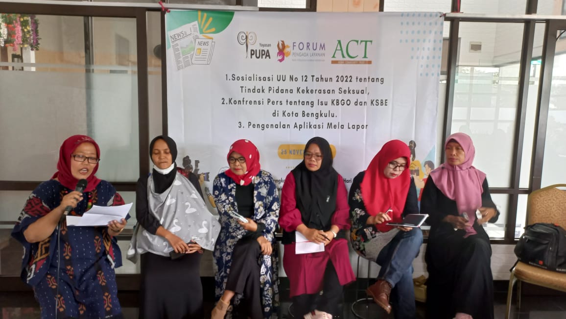 Bengkulu Darurat Kekerasan Seksual, Aktivis Perempuan Dorong Undang-Undang TPKS Segera Diterapkan