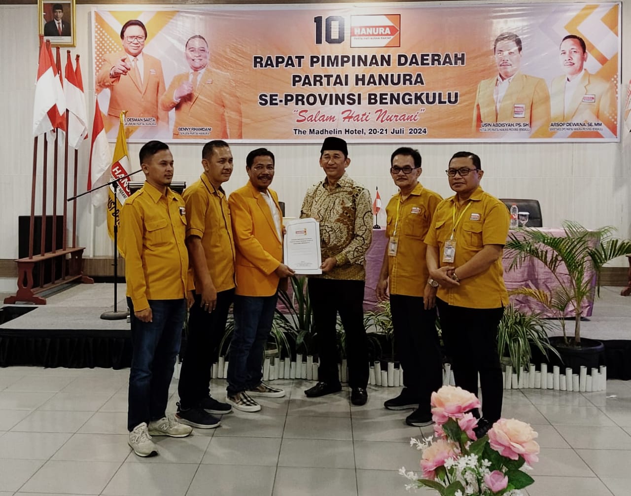 Pilwakot Bengkulu, Partai Hanura Beri Sinyal ke Benny Suharto 