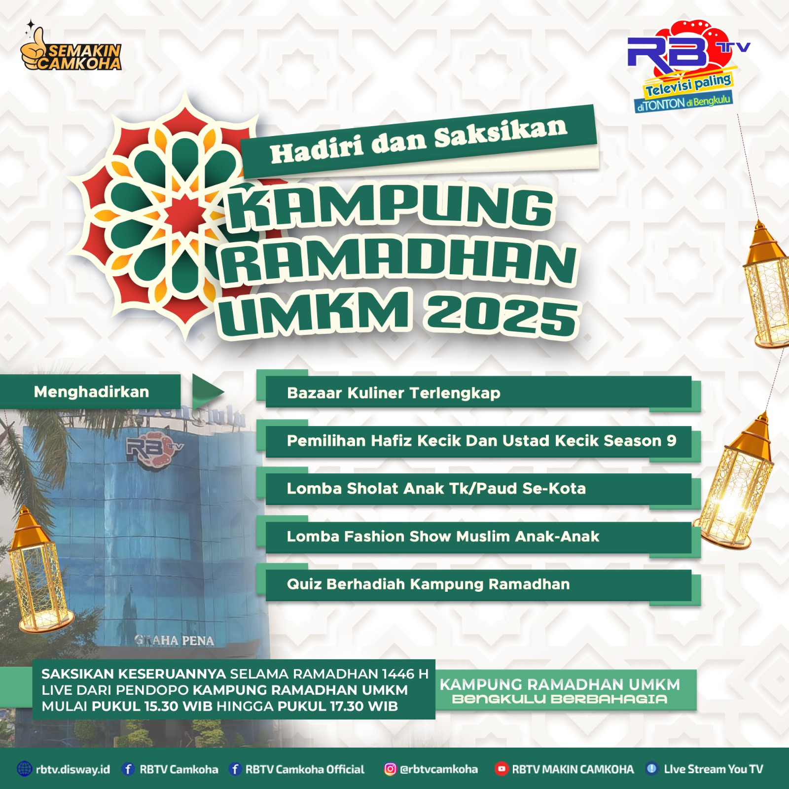 RBTV Hadirkan Kampung Ramadhan 2025, Meriah dengan 4 Lomba Seru!