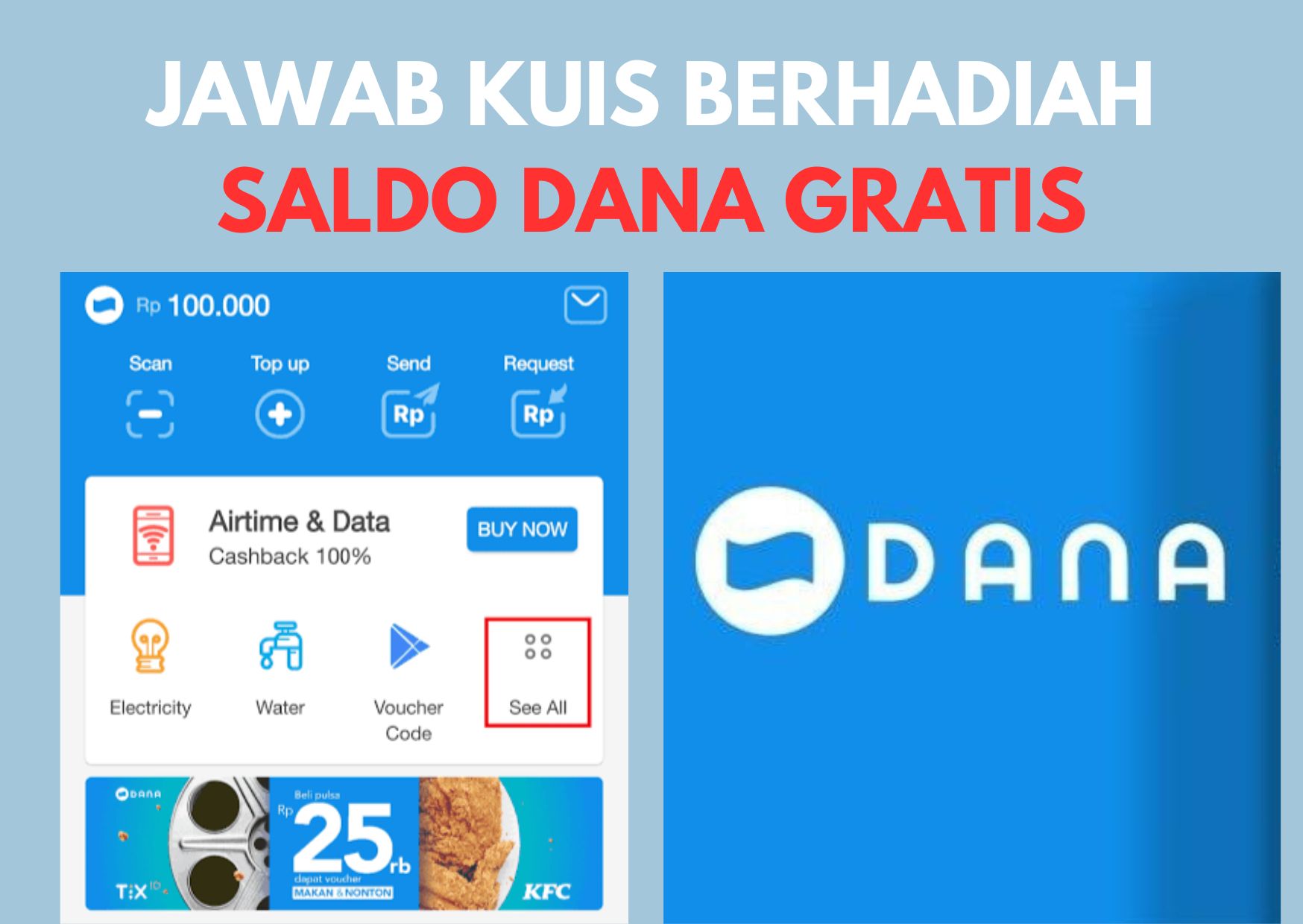 BUKTIKAN! Jawab Kuis Dapat Saldo DANA Gratis Rp100.000 dari Aplikasi Penghasil Uang ini