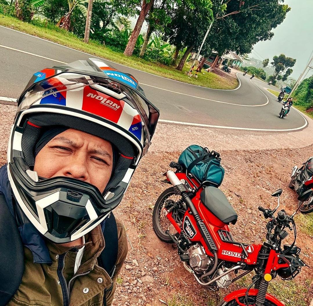 Ariel Noah Pilih Mudik Pake Motor, Begini Penampakan Ariel Saat Mudik 