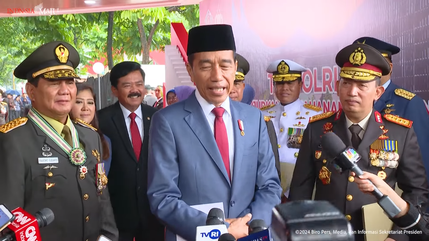 Jokowi Ungkap Alasan Berikan Pangkat Jendral Kehormatan Bintang 4, Menteri Pertahanan Prabowo Subianto 