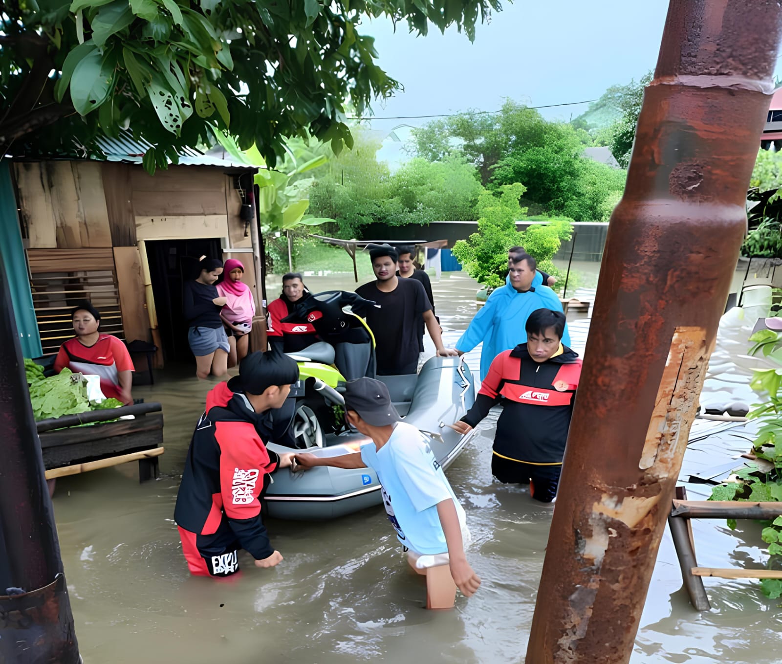 Hujan Semalaman, 18 Titik di Kota Bengkulu Terendam Banjir