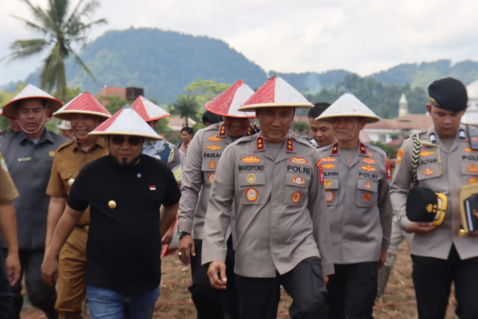 Polda Bengkulu Tanam Jagung Unggul Bhayangkara Merah Putih di Kepahiang, Dukung Ketahanan Pangan Nasional
