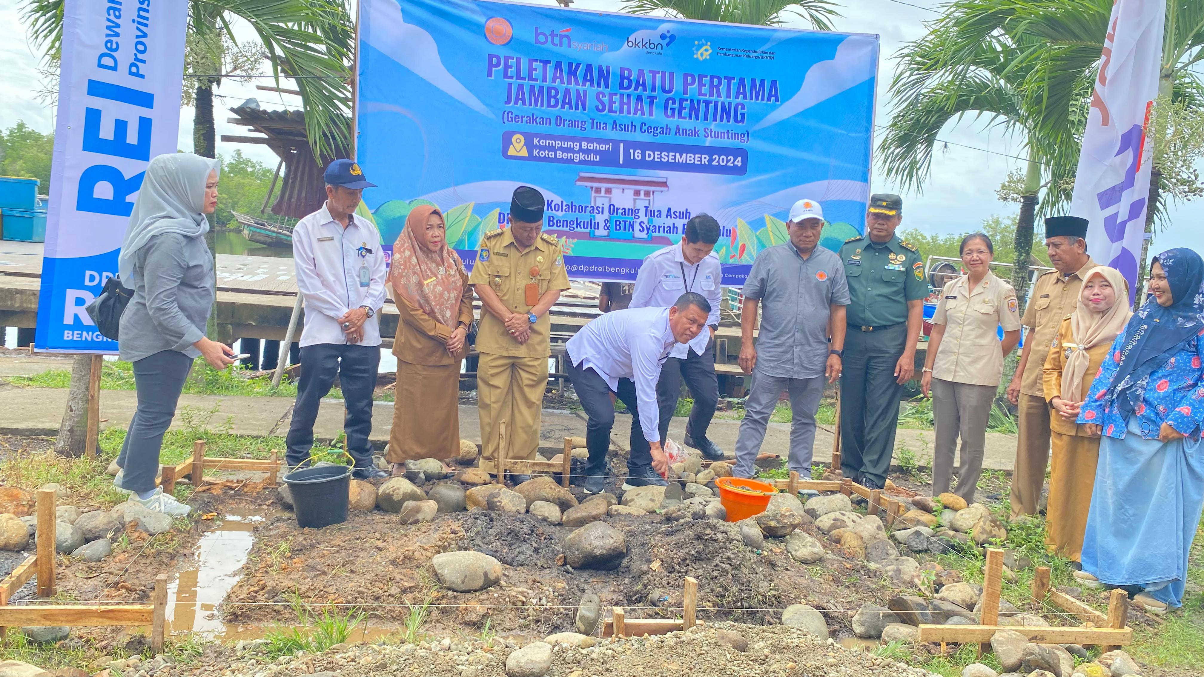 BKKBN Provinsi Bengkulu Luncurkan Program Pencegahan Stunting Lewat Jamban Sehat di Kampung Sejahtera 