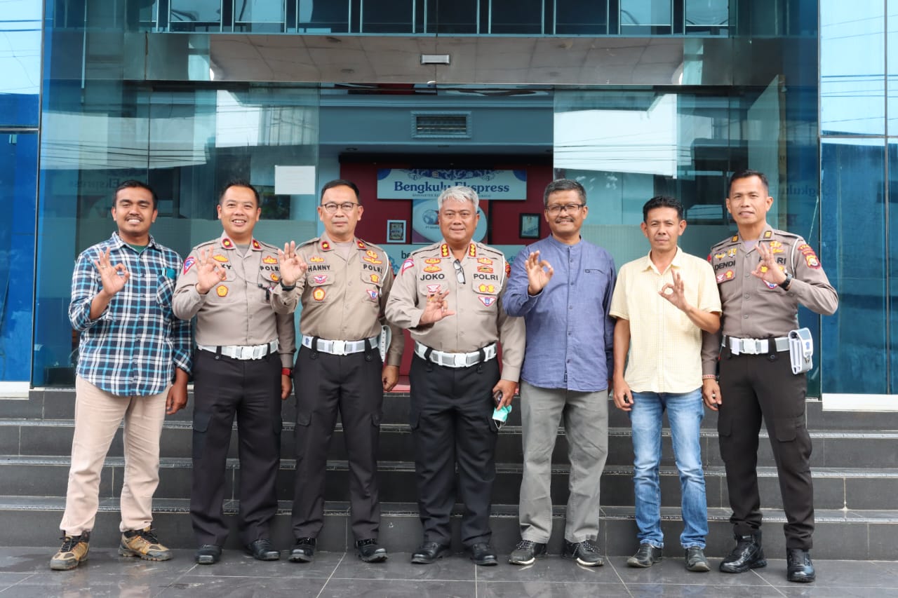 Ngobrol ETLE, Ditlantas Polda Bengkulu Sambangi Graha Pena BEMG