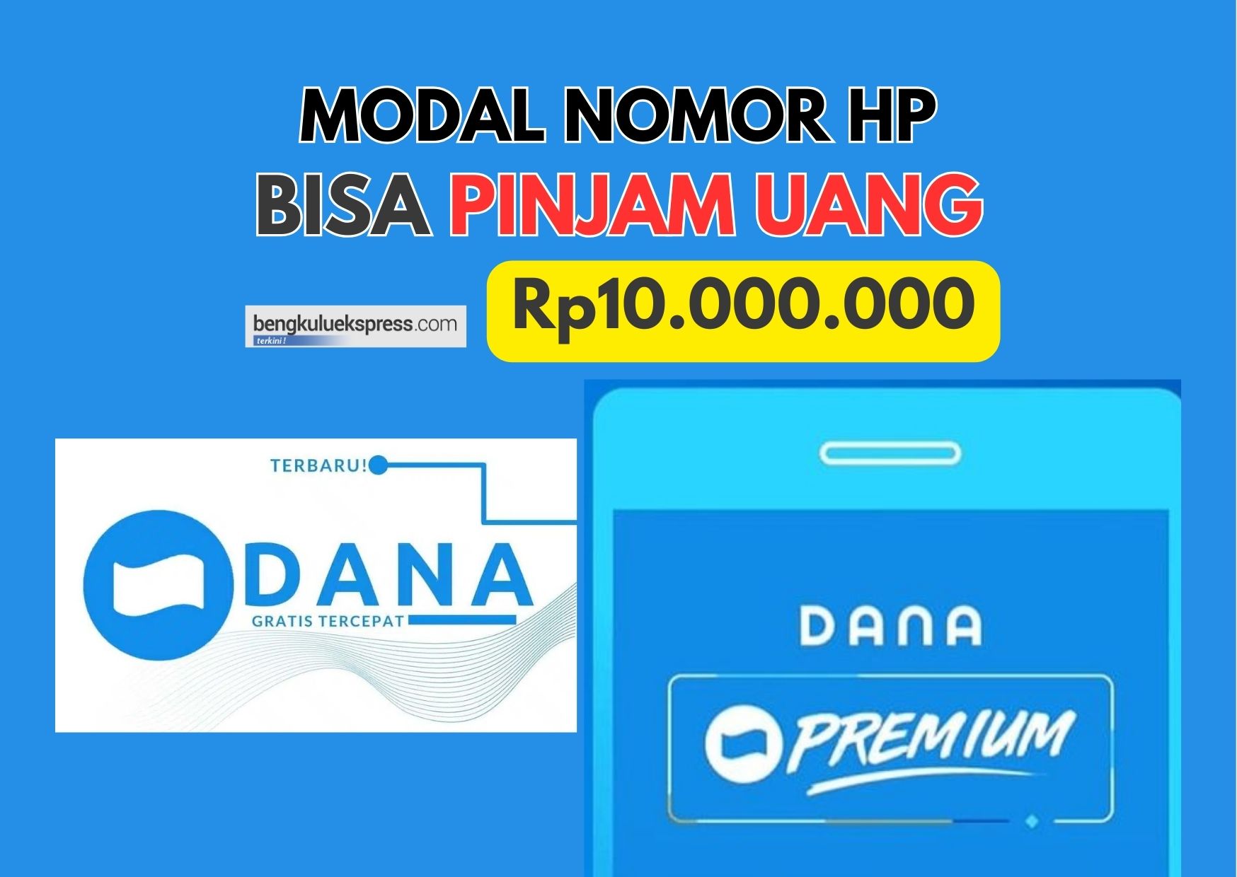 Cuma Masukkan Nomor HP Bisa Pinjam Uang Rp10 Juta di Aplikasi DANA, Ikuti Tutorialnya