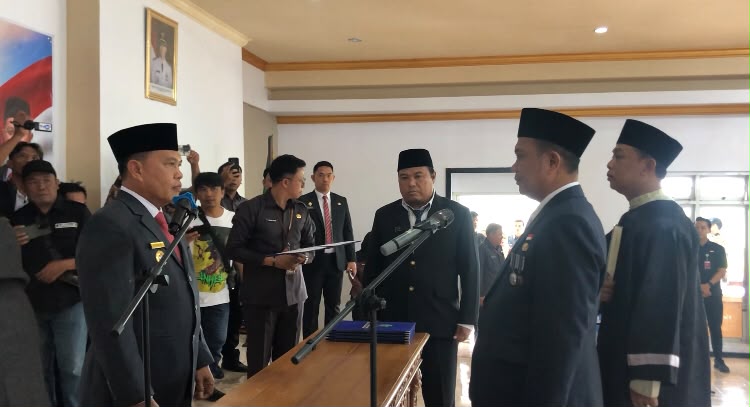 Syarifudin Dilantik Jadi Sekda Definif Kabupaten Lebong