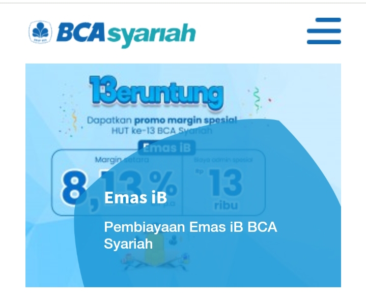 Ingin Miliki Emas Dengan Prinsip Syariah? pembiayaan Emas iB Bank BCA Syariah Limit Hingga Rp 150 Juta