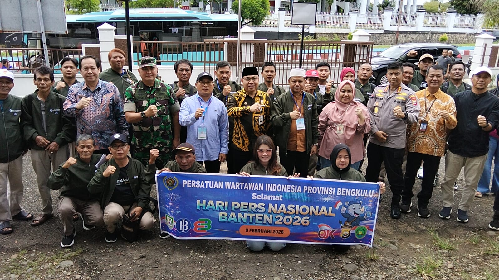 Didukung Polda hingga BI, 30 Wartawan Bengkulu Bertolak ke Hari Pers Nasional