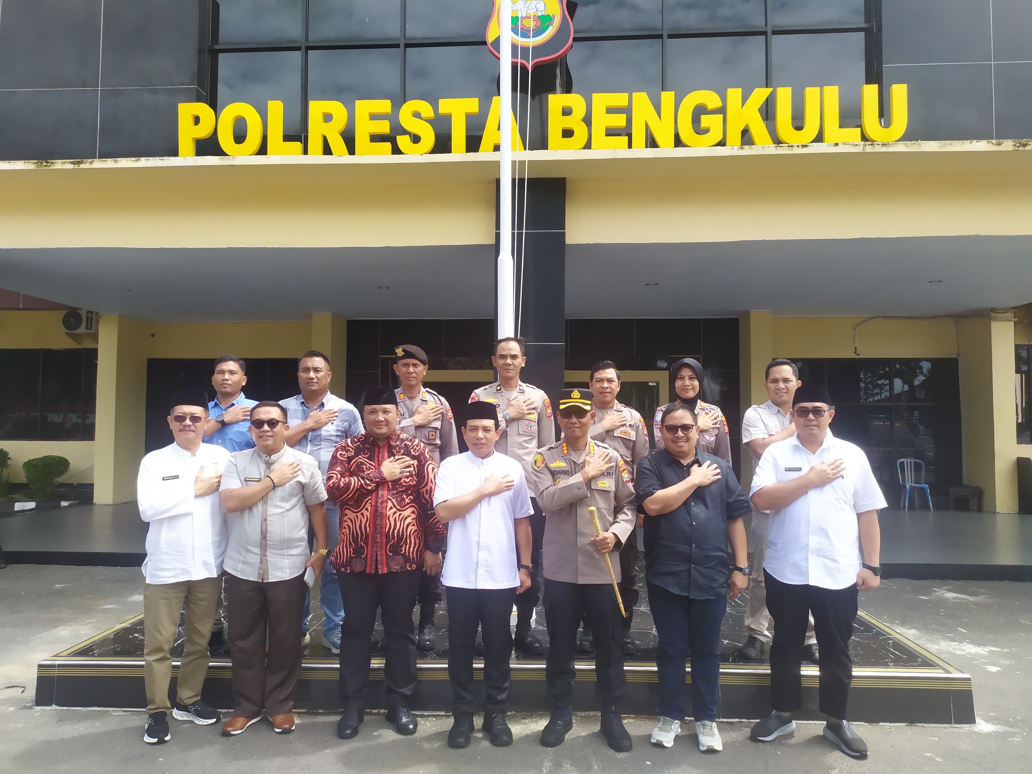 Wali Kota Bengkulu Perkuat Sinergi dengan Kejari dan Polresta untuk Pembangunan Kota